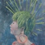 Punky Acrílico sobre lienzo. 61x61 cm. 2009. Itziar Hernando
