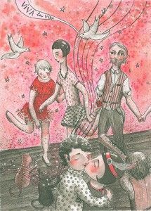 A bailar t_145 Tinta china sobre papel de acuarela 23 x 31 cm 2015 itzi hernando