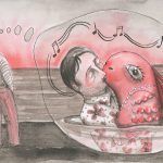Ilustración libro "Faros sobre un mar de tinta" Mario Sanz Cruz itzihernando