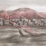 Ilustración libro "Faros sobre un mar de tinta" Mario Sanz Cruz itzihernando