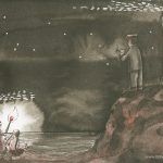 Ilustración libro "Faros sobre un mar de tinta" Mario Sanz Cruz itzihernando