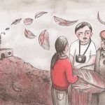 Ilustración libro "Faros sobre un mar de tinta" Mario Sanz Cruz itzihernando