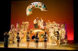Foto montaje Quo Vadis? Música Ruperto Chapí Libreto Sinesio Delgado Dir. musical Manuel Coves Dir. Escénica Enrique Viana UC3M y CTE