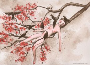 Despertar t_110 Tinta china sobre papel de acuarela 31 x 23 cm 2015 itzi hernando
